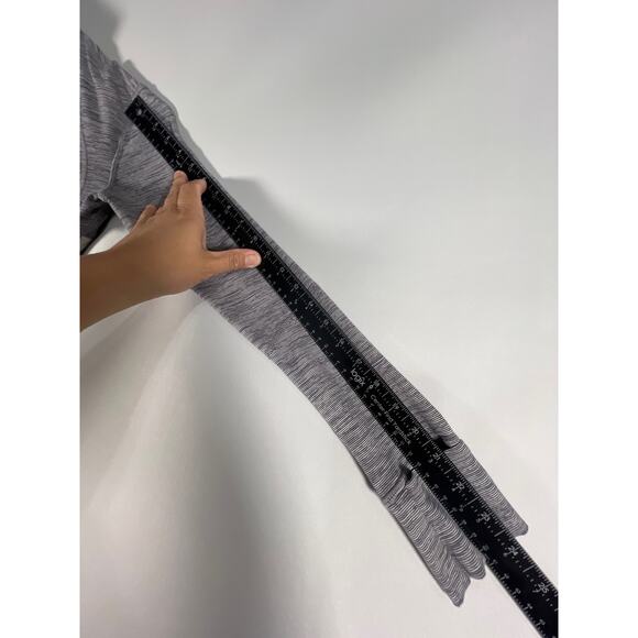 Lululemon Define Jacket Women's Size 2 Wee Are From Space Coal Fossil/White Zip - Picture 8 of 9